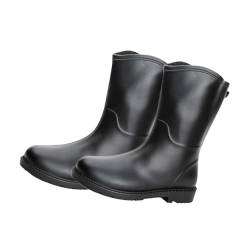 rockible Damen Regenstiefel Regenstiefel Wasserdichte Stiefel Arbeitsstiefel Bequeme Regenstiefel bis zur Wadenmitte Regenschuhe für Camping von rockible