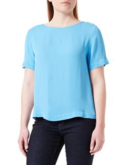 s.Oliver BLACK LABEL Women's Bluse, Kurzarm, blau 5500, 32 von s.Oliver BLACK LABEL