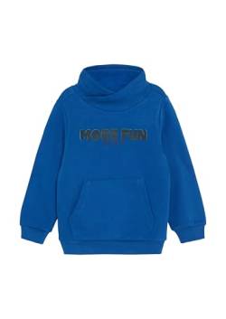 s.Oliver Junior Jungen 2153671 Sweatshirt mit Kapuze, Blau 5534, 116/122 von s.Oliver Junior