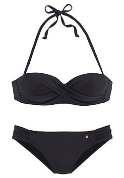 s.Oliver Bügel-Bandeau-Bikini Set in schwarz von s.Oliver