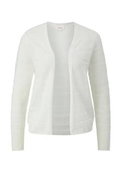 s.Oliver Damen 2144334 Strickjacke mit Musterstruktur, Creme 0210, 34 von s.Oliver