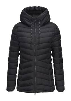 s.Oliver Damen 2150624 Steppjacke mit Kapuze, 9999 Schwarz, 36 von s.Oliver