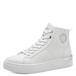 s.Oliver Damen Sneaker hoch High Top Rund, Weiß (White), 39 EU von s.Oliver