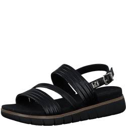 s.Oliver Damen Sandalen mit dicker Sohle Vegan, Schwarz (Black), 38 von s.Oliver