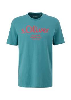 s.Oliver T-Shirt Herren, Türkis 65d1, M von s.Oliver