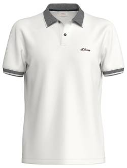 s.Oliver Herren 2153003 Polohemd, WHITE 0120, L von s.Oliver