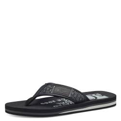 s.Oliver Herren Zehentrenner Flip Flops Sommer, Schwarz (Black), 42 von s.Oliver