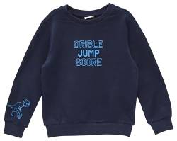 s.Oliver Jungen 2150285 Sweatshirt mit Schriftprint, 5952 Blau, 104/110 von s.Oliver