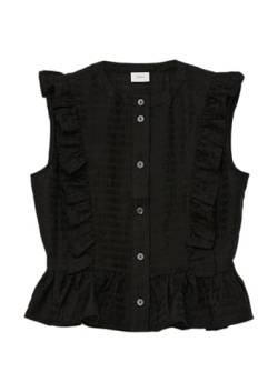 s.Oliver Junior Mädchen 2145488 Bluse Kurzarm, schwarz 9999, 176 cm von s.Oliver