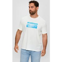 s.Oliver Kurzarmshirt T-Shirt mit Frontprint von s.Oliver