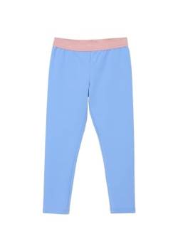 s.Oliver Mädchen Slim: Leggings mit Herzintarsien 2127397,blau,122 von s.Oliver