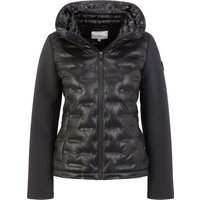 s.Oliver Steppjacke, verstaubare Kapuze, Schlauchkragen, für Damen, schwarz, 44 von s.Oliver