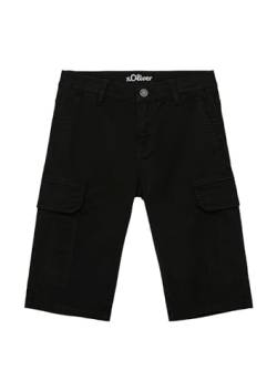 s.Oliver Unisex Kinder 2142742 Cargo Bermuda, Schwarz, 170 von s.Oliver