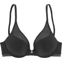 s.Oliver Zoe Push-up-BH, Anhänger, Streifen, für Damen, schwarz, 85B von s.Oliver