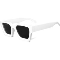 salazar.plus Sonnenbrille Dick Rechteckig Unisex 2 Farben Klotzig Damen Herren Brille von salazar.plus