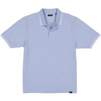 Seidensticker Herren Polo-Shirt blau Baumwoll-Piqué von seidensticker