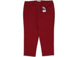 sheego Damen Stoffhose, rot, Gr. 46 von sheego