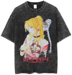 shem Deathnote Misa Amane Anime Shirt, Schwarz , XL von shem