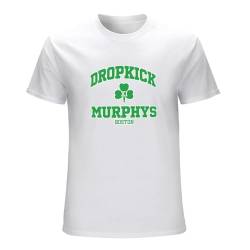 Dropkick Murphys Herren Short Stories Yc Tee T-Shirt Weiß, weiß, L von stond