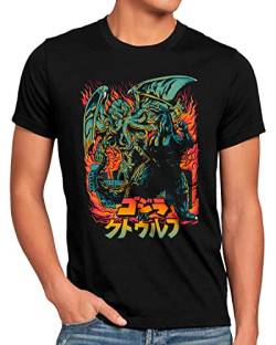 style3 Kaiju Encounter Herren T-Shirt japan cthulhu monster nippon tokio tokyo, Größe:XL von style3