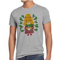 style3 Print-Shirt Herren T-Shirt Crossing Christmas Sweater switch ugly pulli weihnachtspullover von style3