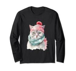 lustige Katze, süßes Kätzchen für Tierliebhaber Langarmshirt von süße Tiere, lustige Katze Kätzchen