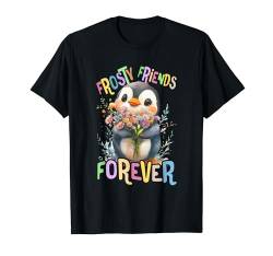 Baby Pinguin mit Blumen süße Pinguine See Vogel Tochter T-Shirt von süßer farbenfrohe Pinguin Liebhaber Outfits