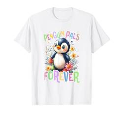 Baby Pinguin mit Blumen süße Pinguine See Vogel Tochter T-Shirt von süßer farbenfrohe Pinguin Liebhaber Outfits