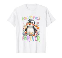 Baby Pinguin mit Blumen süße Pinguine See Vogel Tochter T-Shirt von süßer farbenfrohe Pinguin Liebhaber Outfits