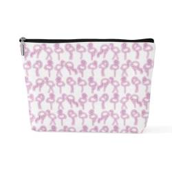 sugargoo Make-up-Tasche mit Flamingo-Muster, Flamingo-Geschenke für Frauen, Flamingo-Liebhaber, PinkFlamngos2, 10*7*2.5 inches von sugargoo