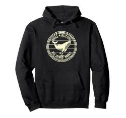 Wal Ozean Meeresbewohner Säugetier Taucher Retro Wal Pullover Hoodie von tatia4design