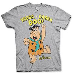 Yabba-Dabba-DOO Official T-Shirt (H.Grau), XX-Large von the flintstones