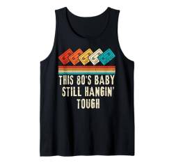 Vintage 80er Jahre Baby Hangin' Tough T-Shirt für Retro Enthusiasten Tank Top von this 80's baby still hanging tough shirt