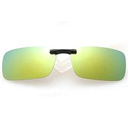 Polarisierte Unisex Clip-on-Sonnenbrille, Anti-UVA UVB Sonnenbrille zum Aufstecken, Sonnenbrille Clip für Autofahren Angeln Radfahren Urlaub Sonne Männer Frauen von tooloflife
