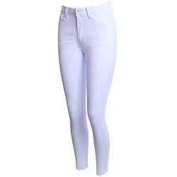 topschuhe24 2019 Damen Skinny Jeans High Waist Hose, Farbe:Weiß, Größe:46 EU von topschuhe24