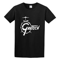 Gretsch Drums Distress White LogoMen Cotton Blend Shirt S von torr