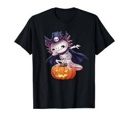 Viel Süßes oder Saures Axolotl Halloween T-Shirt von trick or treat a lot axolotl shirt