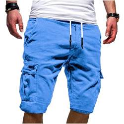 tsaChick kurze hosen Herren Sport, kurze hosen Herren Sommer, cargo shorts Herren, Cargohose Herren schwarz kurz, kurze hosen Herren Jeans, kurze hosen Herren Sommer von tsaChick