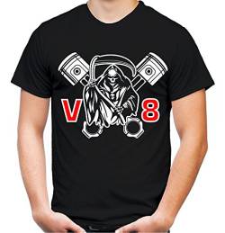 V8 Männer und Herren T-Shirt | Spruch Auto Geschenk | M3 (XXXL, Schwarz) von uglyshirt89