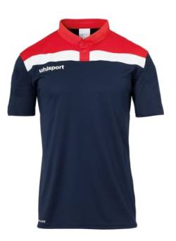 uhlsport Offense 23 Polo Shirt, Größe:XL, Farbe:Marine/rot/weiß von uhlsport