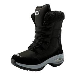 unilarinna Männer wasserdichte Wanderschuhe Schuhe Baumwolle kurze Hinzufügen Samt warme Outdoor rutschfeste Schneestiefel Sneakers Casual Damenschuhe Schneeboots Damen GefüTtert Von Stiefeletten von unilarinna