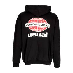 Worldwide Locals Hoodie Schwarzer Herren-Hoodie von usual