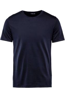 van Laack Meisterwerk T-Shirt Rundhals dunkelblau, Einfarbig von van Laack