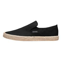 vejtmcc Espadrilles Herren & Damen | Hanf | Sommerschuhe Herren Espandrillos Slipper Stoffschuhe Freizeitschuhe, Espadrilles Aus Baumwolle Mit Schuhbeutel Outdoor Schuhe Atmungsaktive Sneaker von vejtmcc