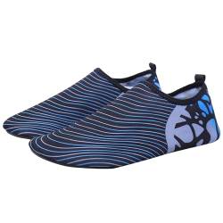 vejtmcc Paare Surf Strand Schuhe Wasser Outdoor Yoga Übung Schwimmen Frauen Schuhe Herren Winter Wasserdicht (Blue, 40) von vejtmcc