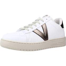 victoria Damen Plateau 1129103-WOMEN Always Synthetik-Sneaker Leder-Effekt METALLIC-Leder-Effekt Platino 41 von victoria