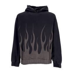 Corrosive Flames Hoodie Schwarzer Herren-Hoodie von vision-of-super