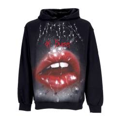 Kapuzenpullover mit Rock-Mouth-Print fur Herren in Schwarz von vision-of-super