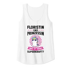 Damen Floristin und Prinzessin Beruf Tank Top von weibliche Beruf & Blumen Geschenke