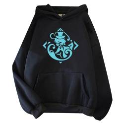 Hot Game Genshin Impact Charakter Lynette Grafik Hoodie Niedliche Figur Sweatshirt Lynette Lynette Kawaii Pullover Hoody Outerwear von westtrend